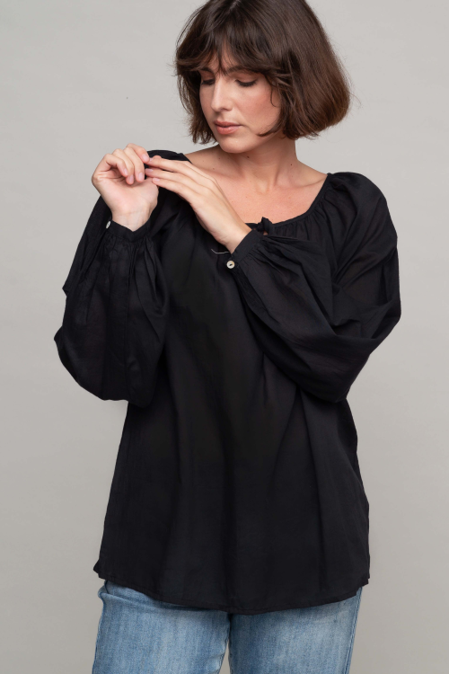 חולצת Pumpkin - Black - Image 4