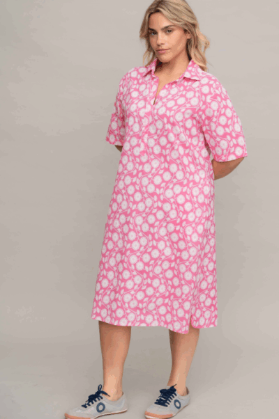 שמלת Pink Flowers - Amore