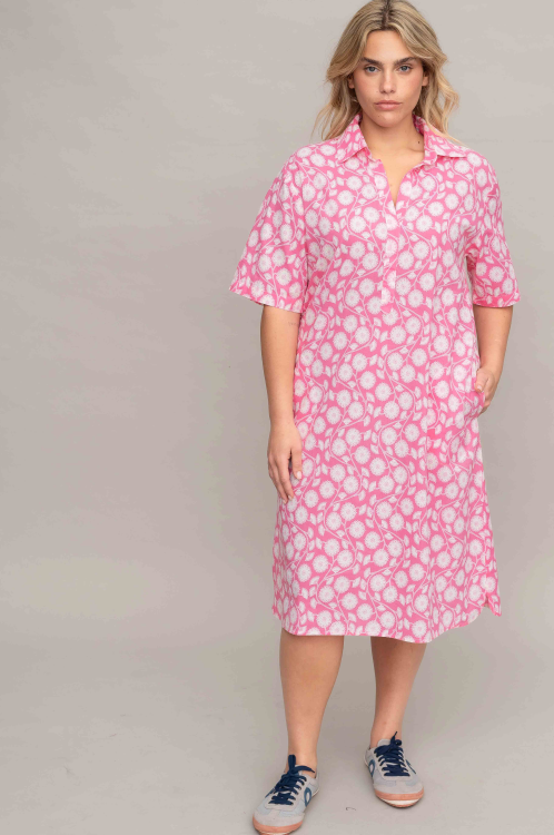 שמלת Pink Flowers - Amore - Image 3